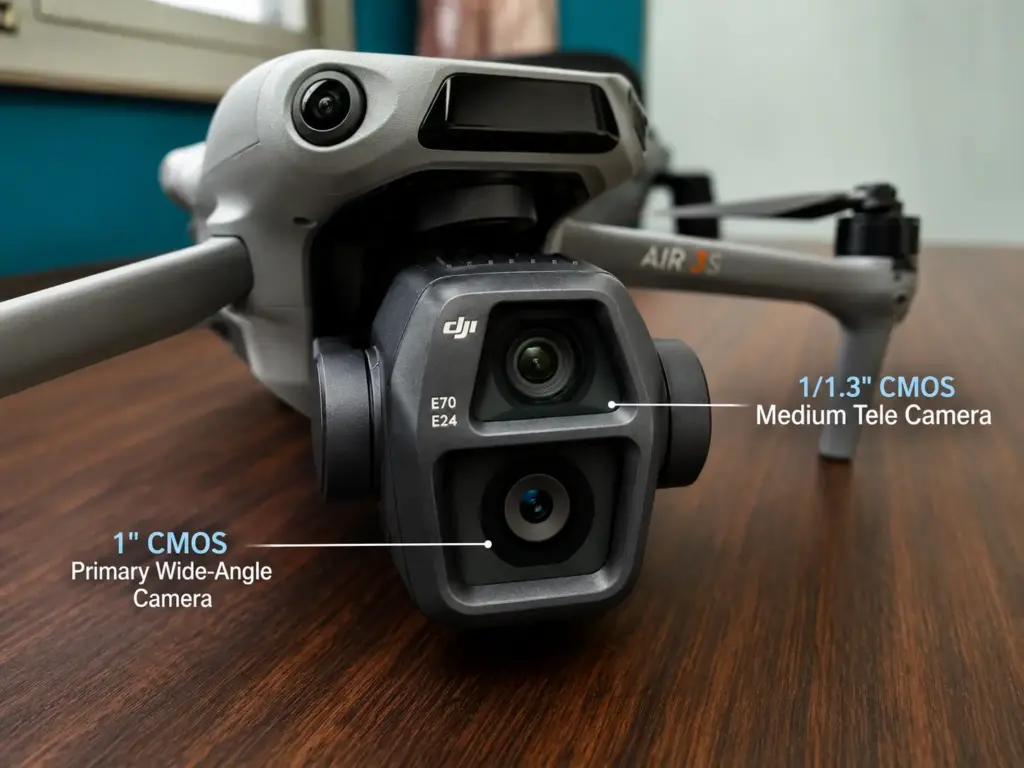 DJI Air 3S review: DJI Air 3S Fly More Combo dual-camera module