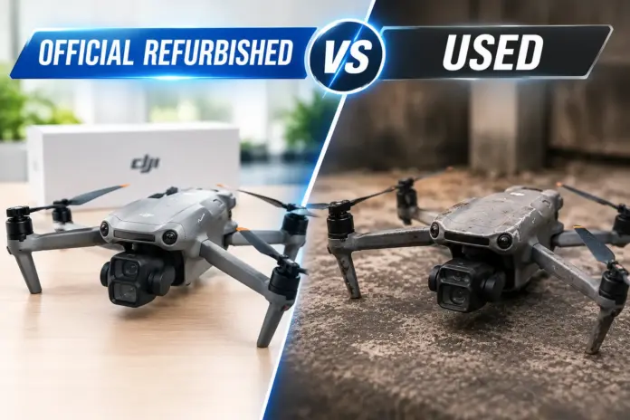 dji refurbished vs used DJI drones: key differences