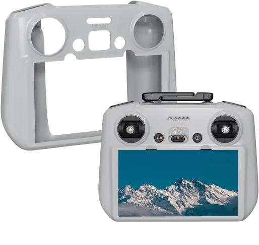 Silicone grip cover for DJI RC: How to hold drone controller