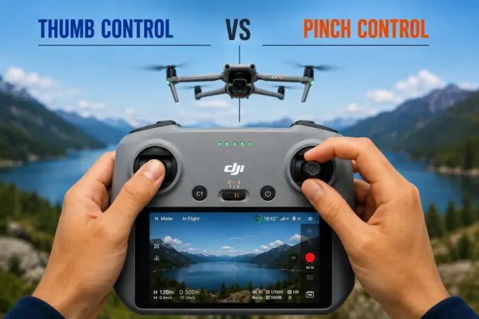 thumb vs pinch control aerialgo