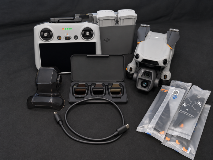 why-i-chose-dji-air-3s-aerialgo-featured-image DJI Air 3S drone with RC 2 controller for the AerialGO journey.